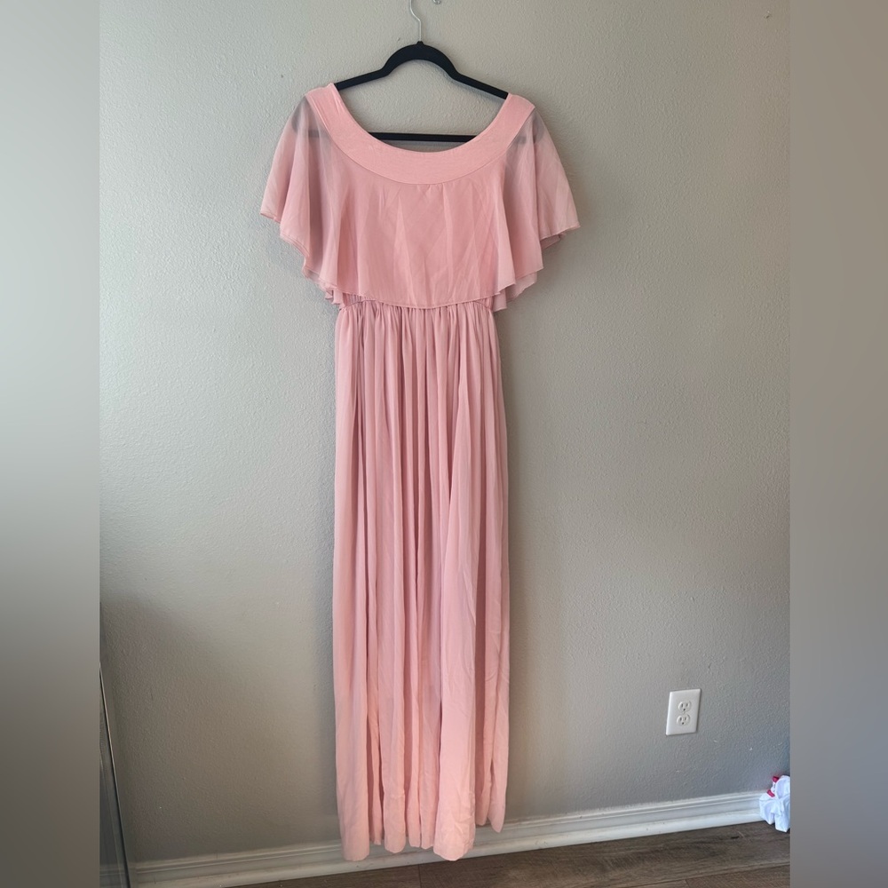 Elegant Pink Women's Dress